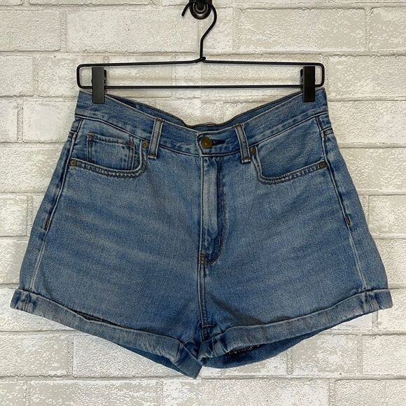 American Eagle Mom Shorts Cuffed Hem 6 - Picture 1 of 6